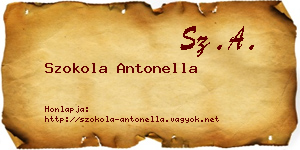 Szokola Antonella névjegykártya